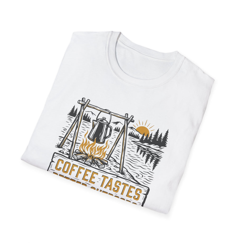 Coffee Tastes Better Outdoors T-Shirt