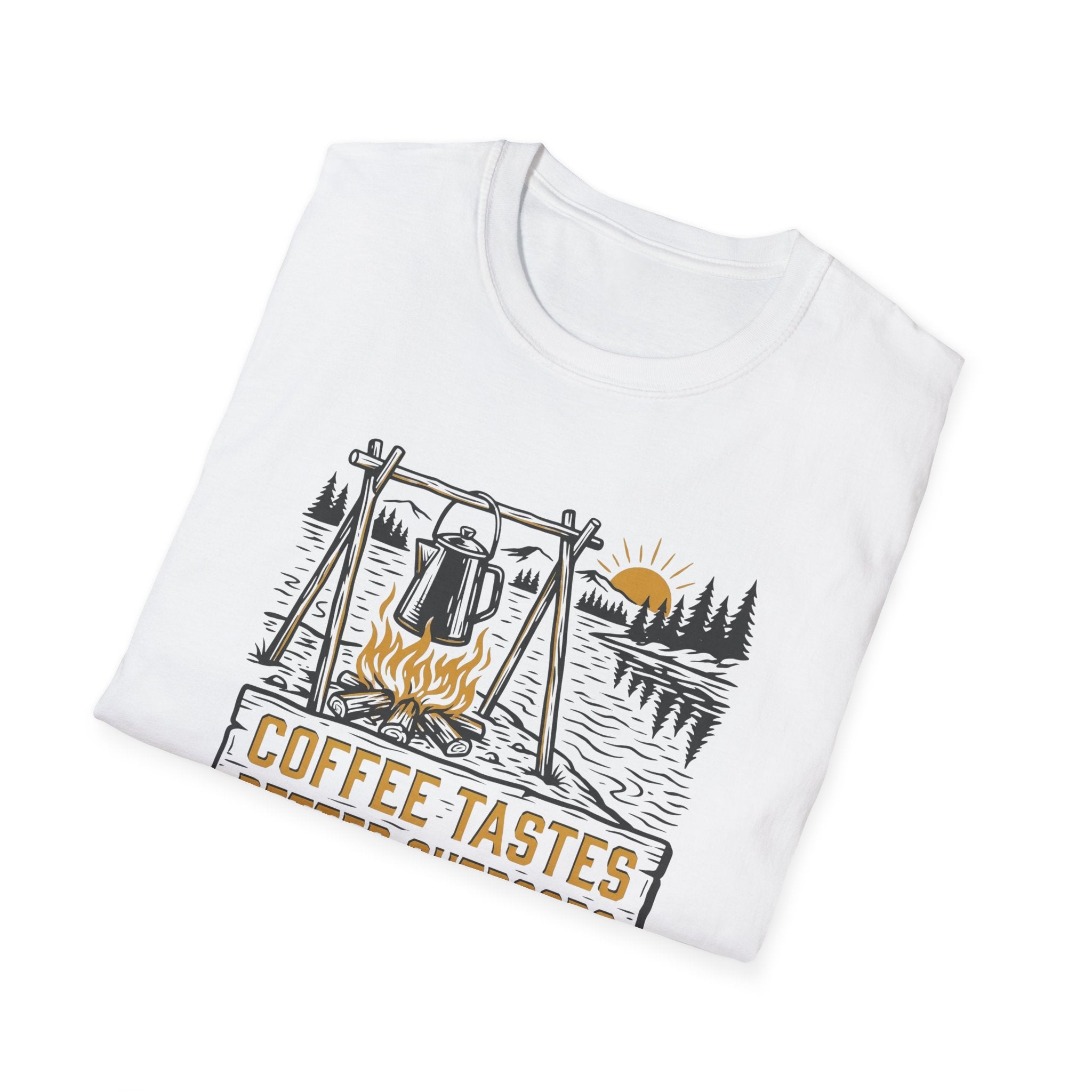 Coffee Tastes Better Outdoors T-Shirt