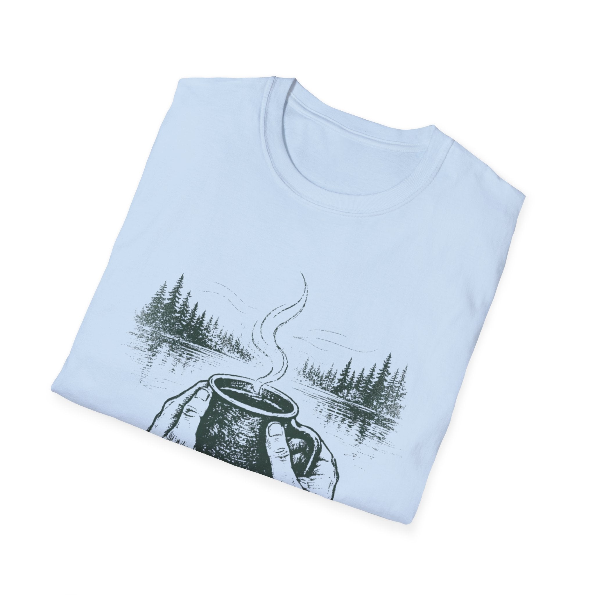 Brewed Somewhere Beautiful Field Guide Design T-Shirt