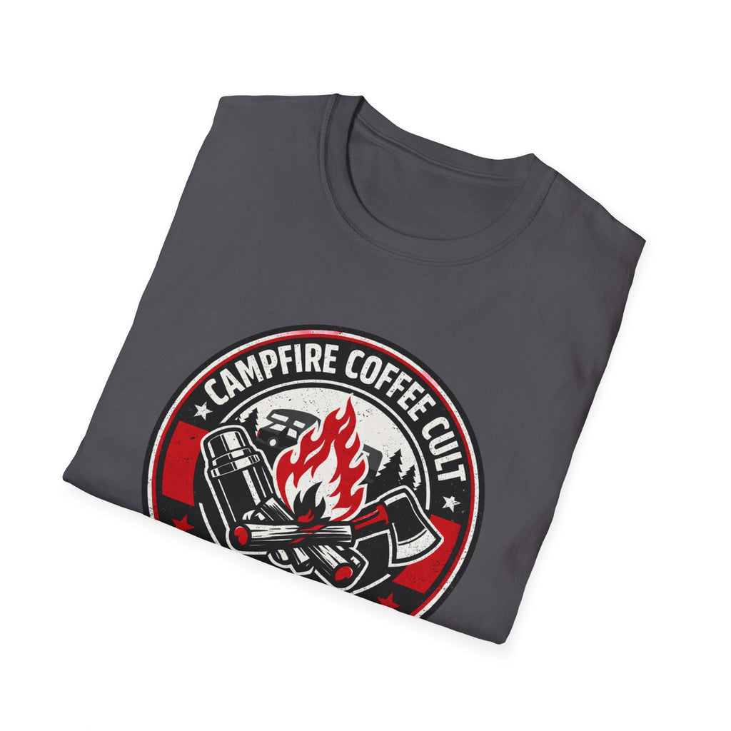 Campfire Coffee Cult Rise & Grind Emblem T-Shirt