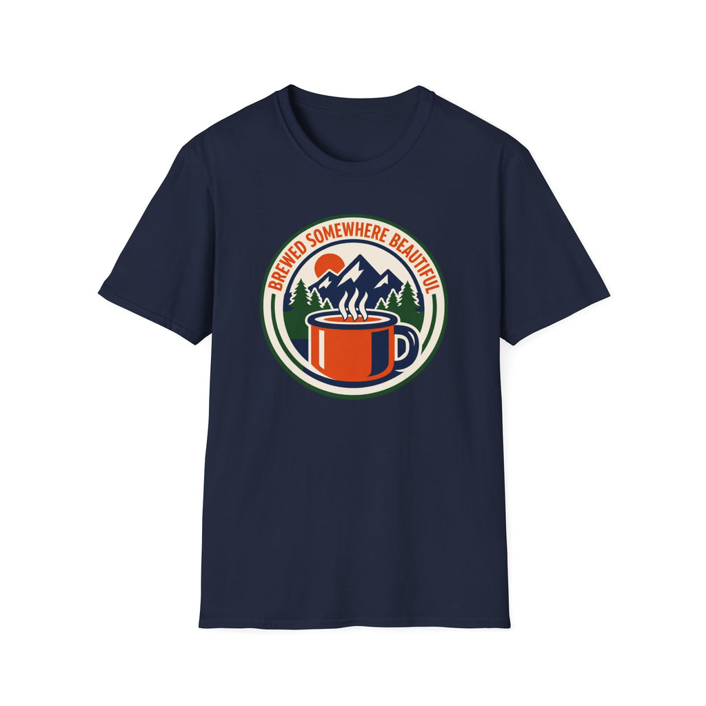 Brewed Somewhere Beautiful Emblem T-Shirt