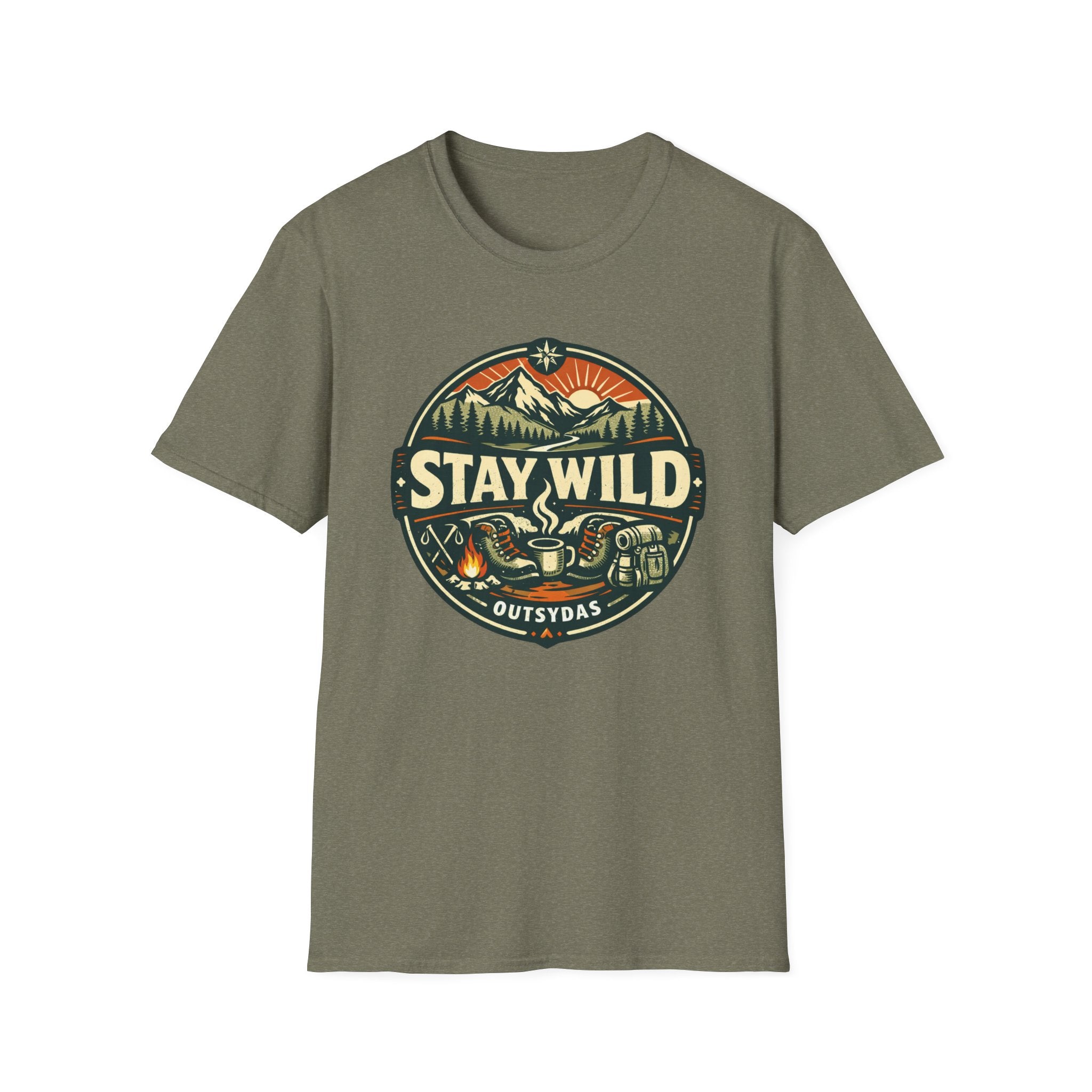 Stay Wild Outsydas T-Shirt Badge