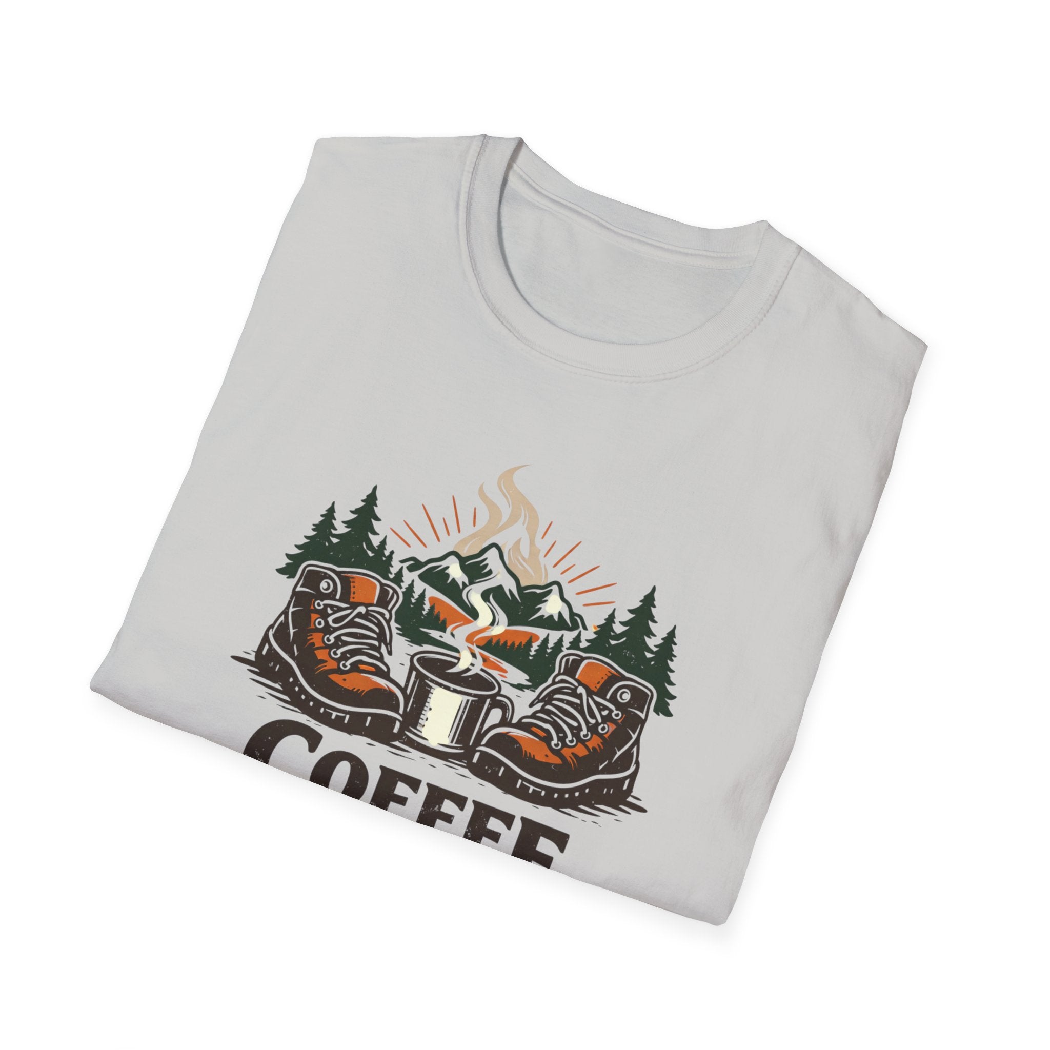 Coffee Before Miles Boots T-Shirt