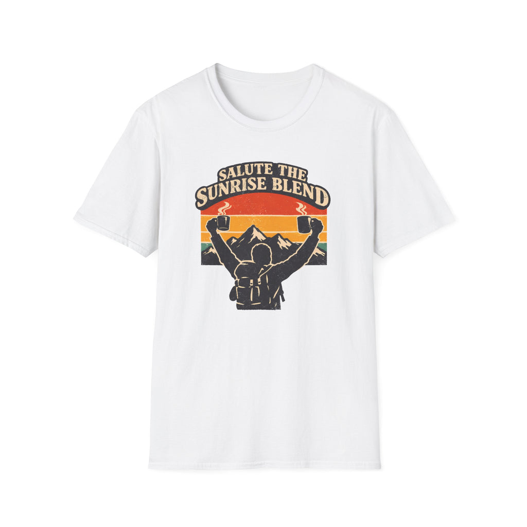 Salute The Sunrise Blend Design T-Shirt