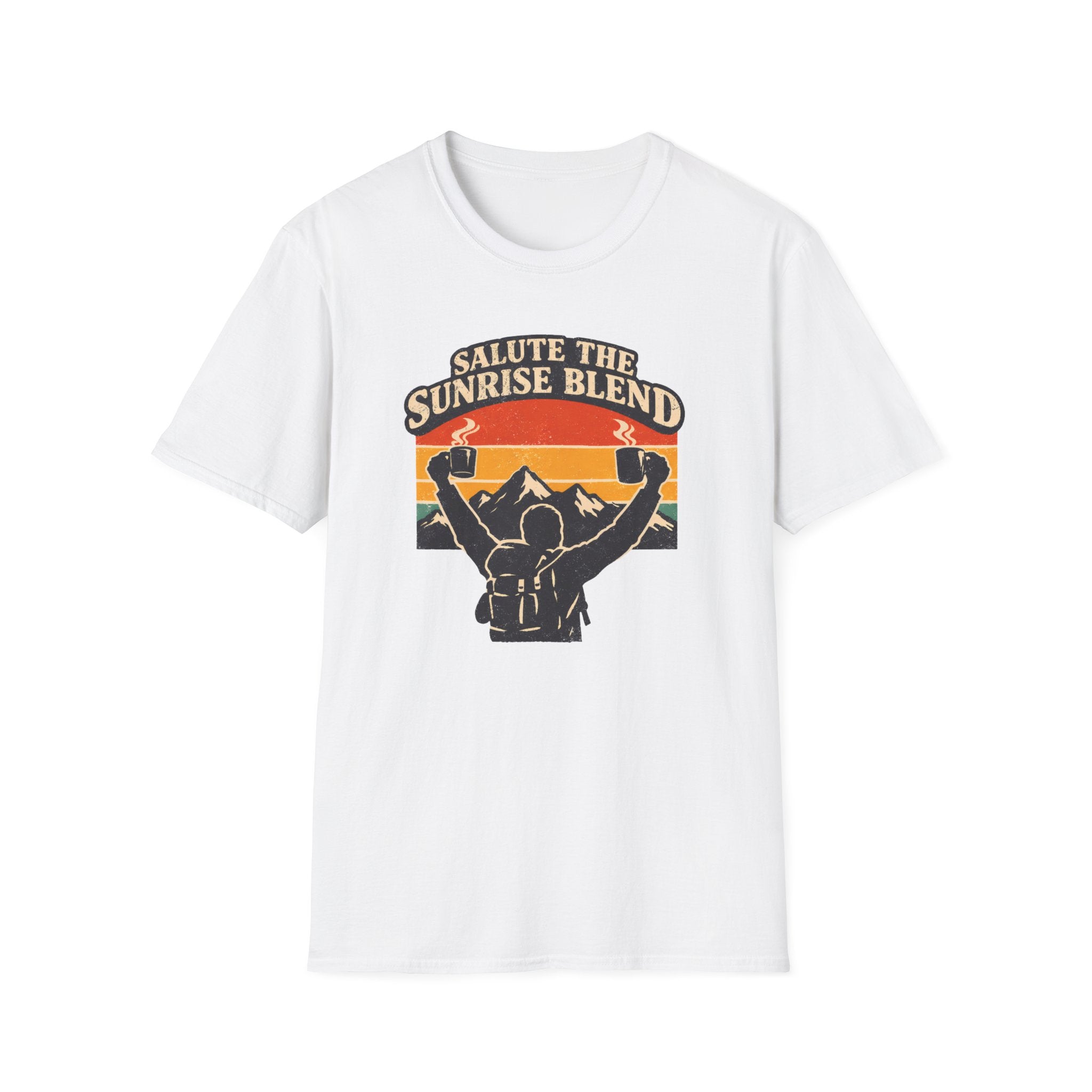 Salute The Sunrise Blend Design T-Shirt