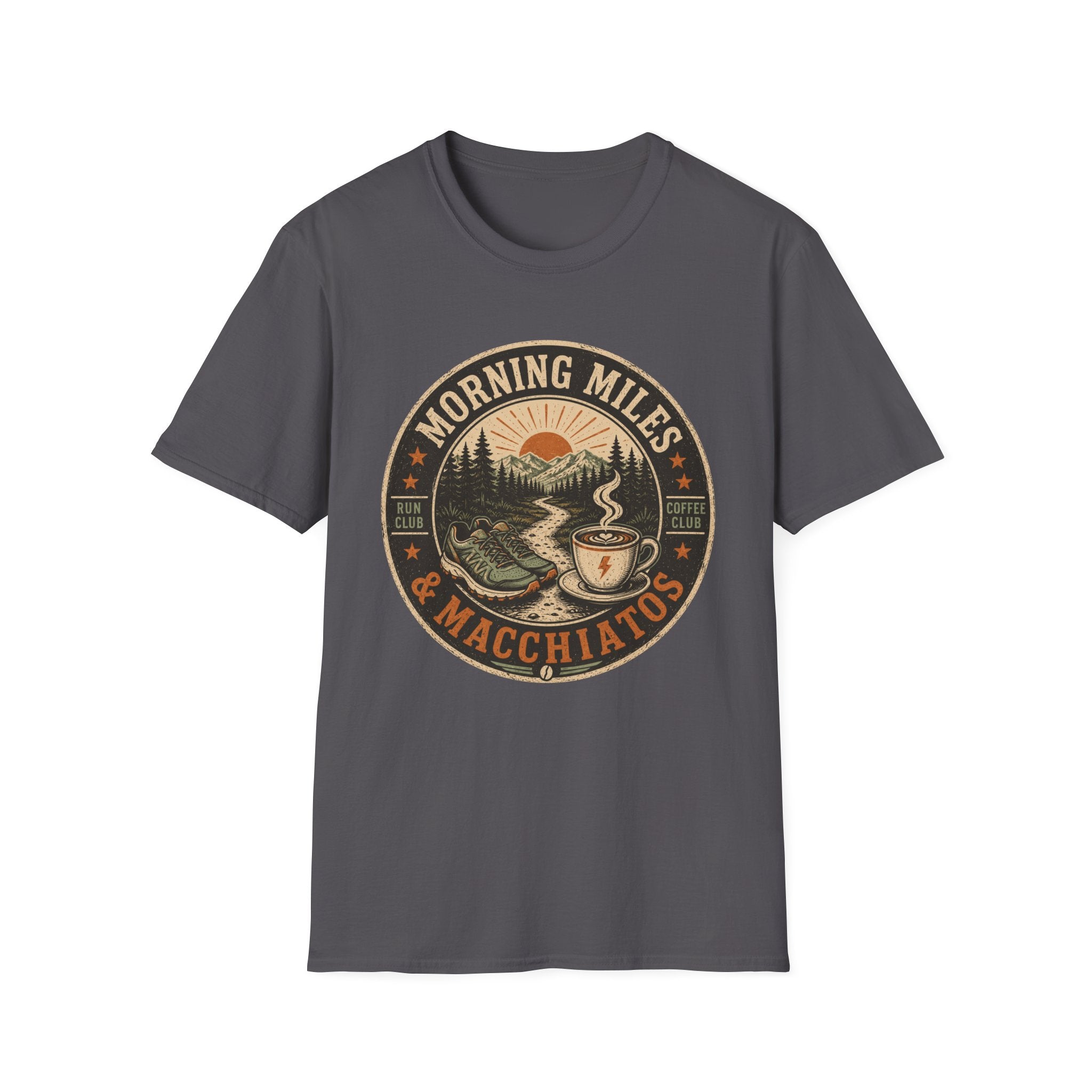 Morning Miles & Macchiaatos T-Shirt