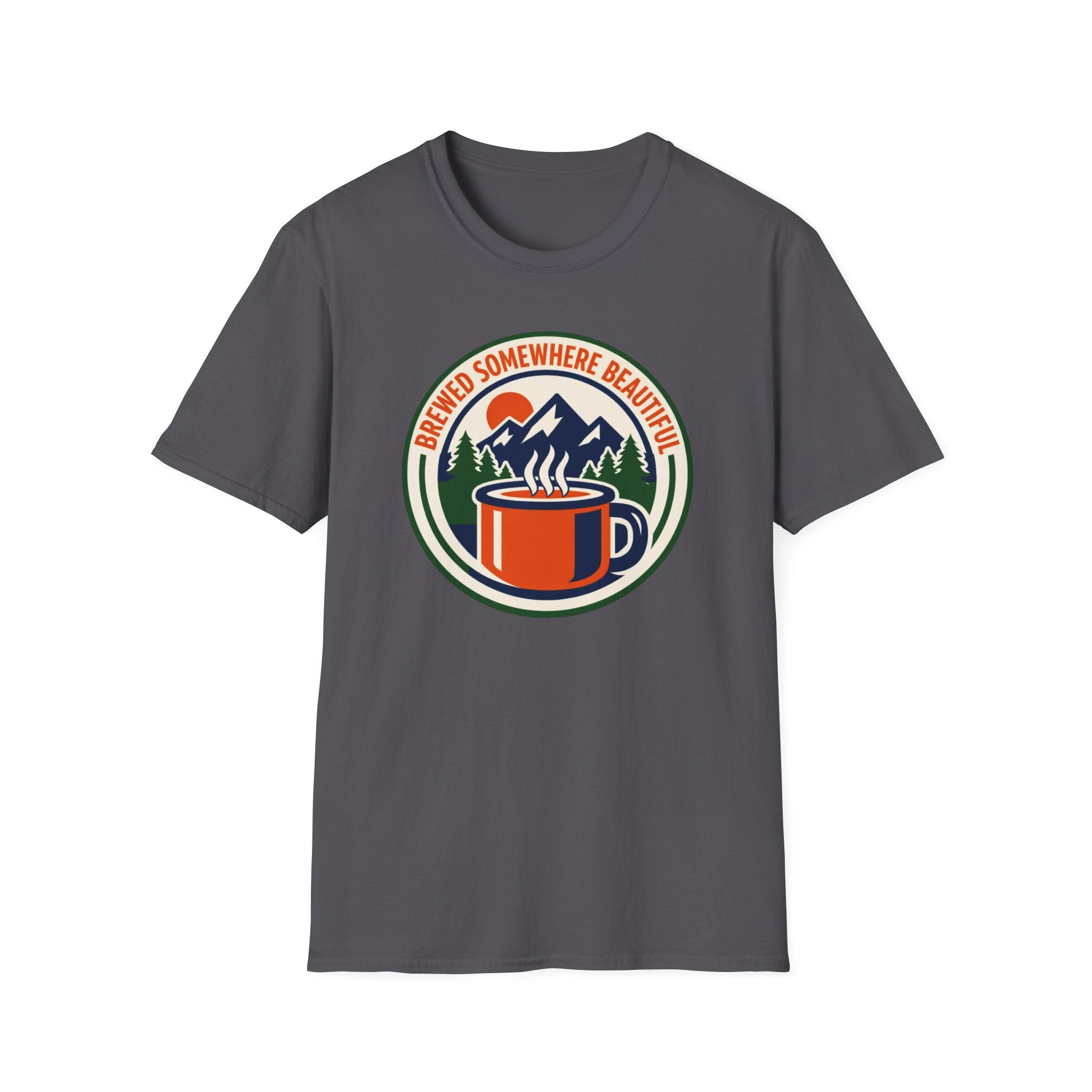 Brewed Somewhere Beautiful Emblem T-Shirt