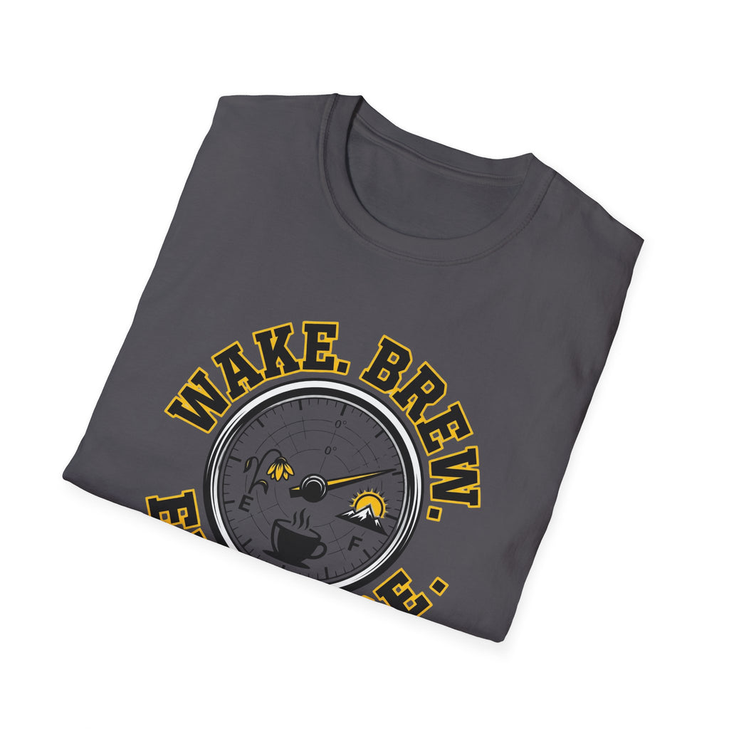 Wake Brew Explore Fuel Design T-Shirt