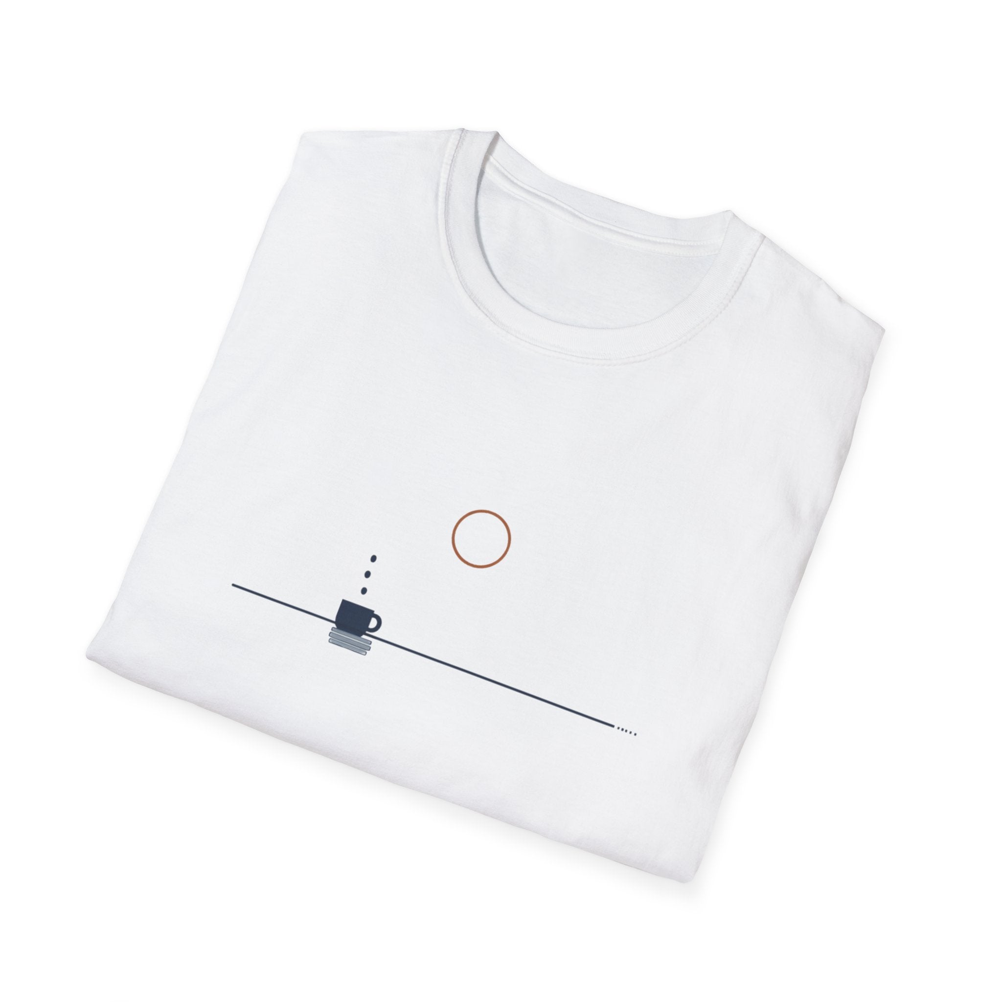 Coffee Morning Sunrise Minimalist T-Shirt