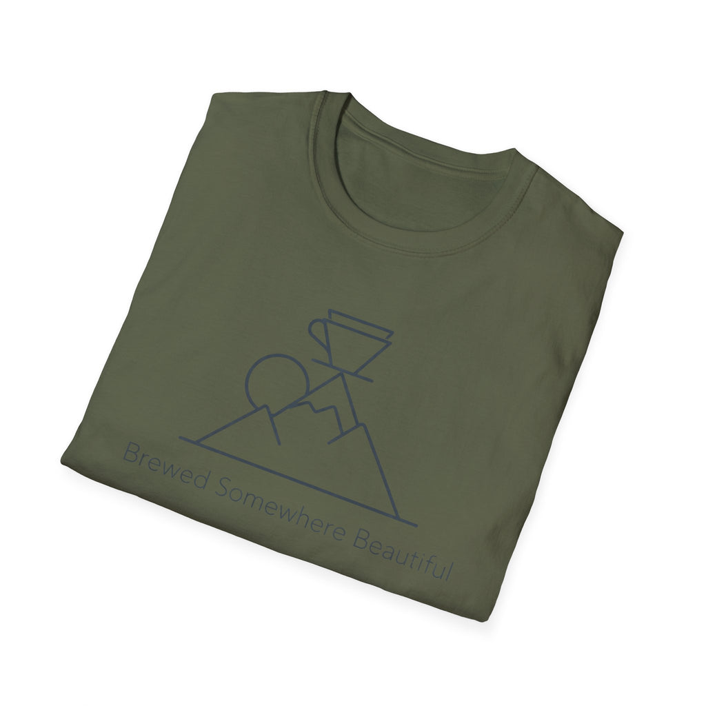 Brewed Somewhere Beautiful  T-Shirt