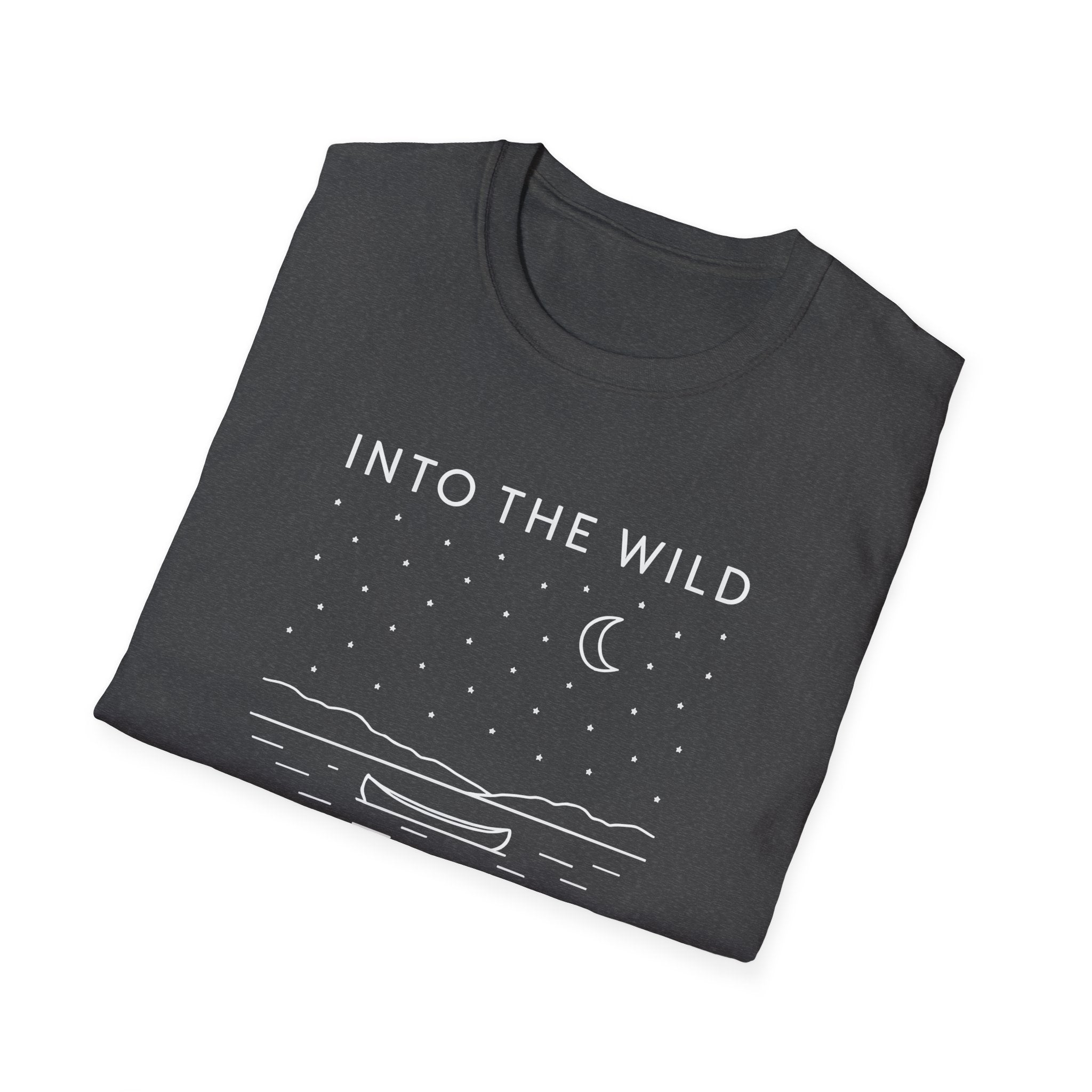 Into The Wild Moonlit Night Boat T-Shirt