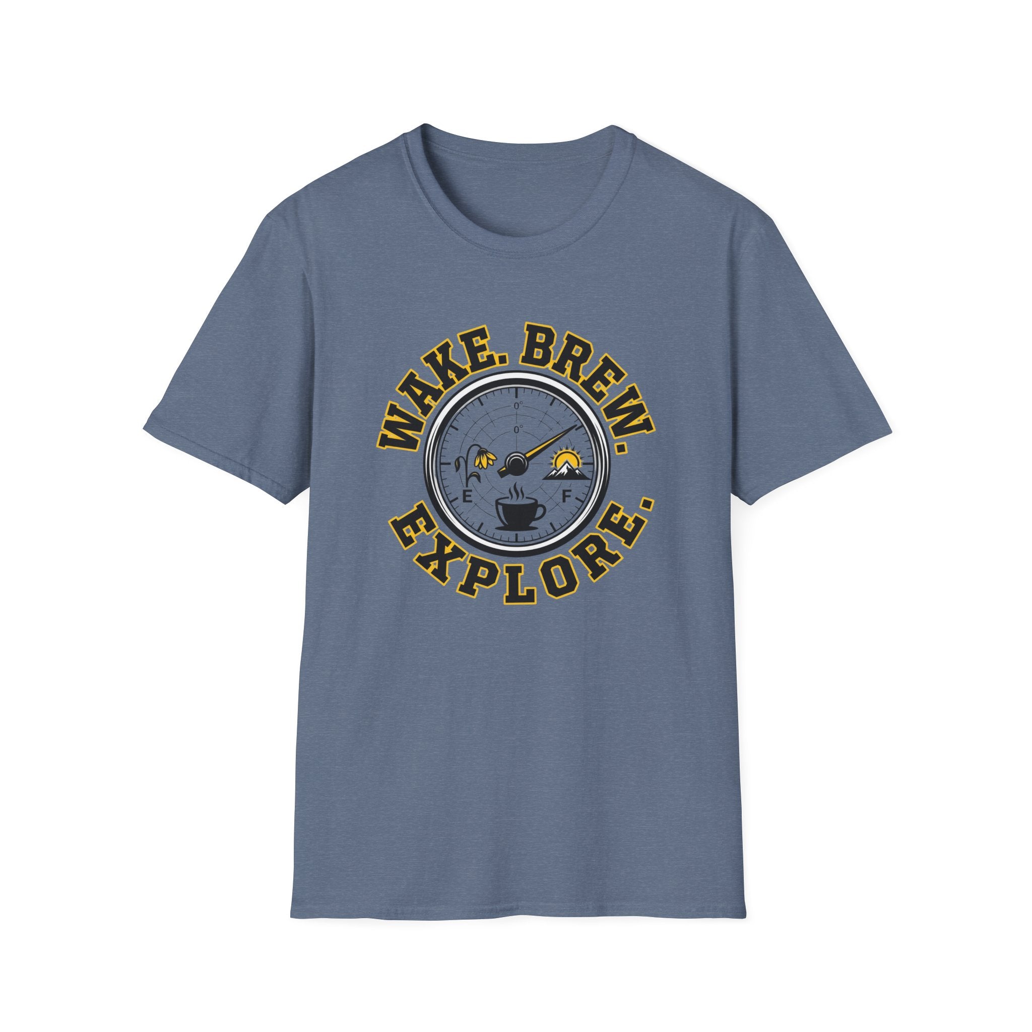 Wake Brew Explore Fuel Design T-Shirt