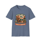 Bigfoot Runs On Coffee And Campfires T-Shirt