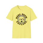 Wake Brew Explore Fuel Design T-Shirt