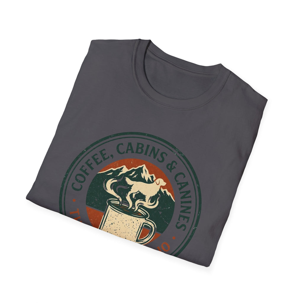 Coffee, Cabins & Canines - The Essential Trio T-Shirt