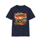 Coffee Before Adventure T-Shirt | Camper Van, Sunrise Camping Graphic