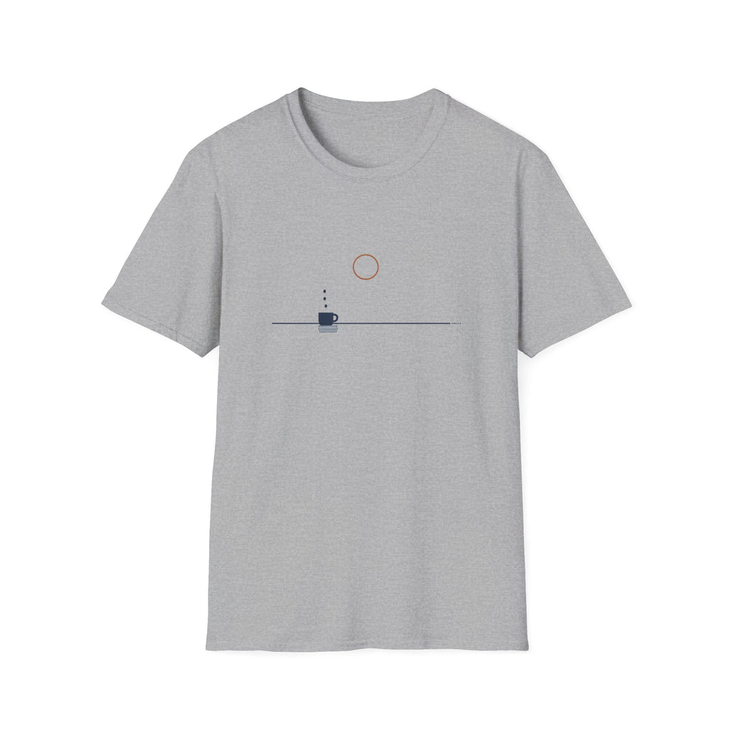 Coffee Morning Sunrise Minimalist T-Shirt