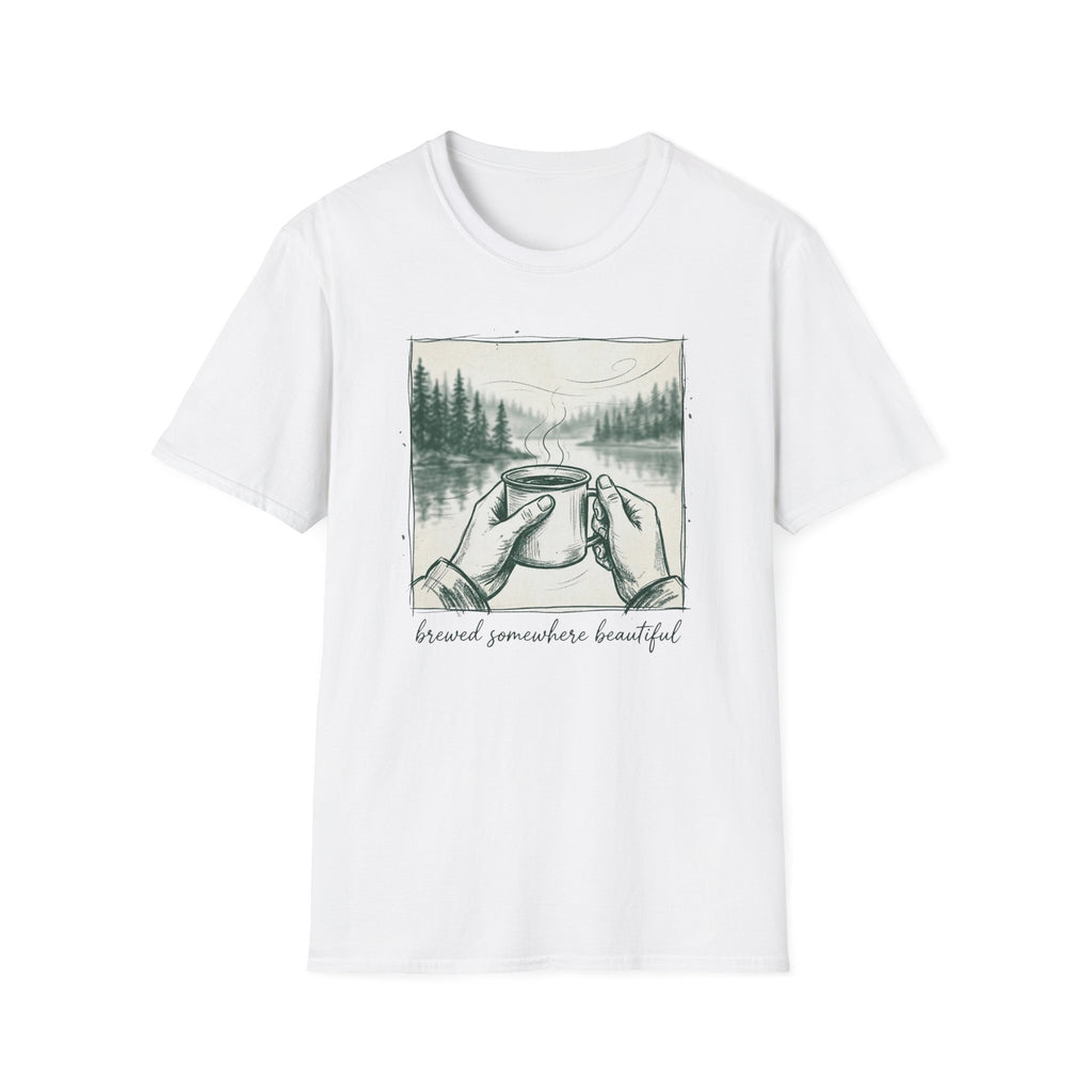 Brewed Somewhere Beautiful Sketch T-Shirt