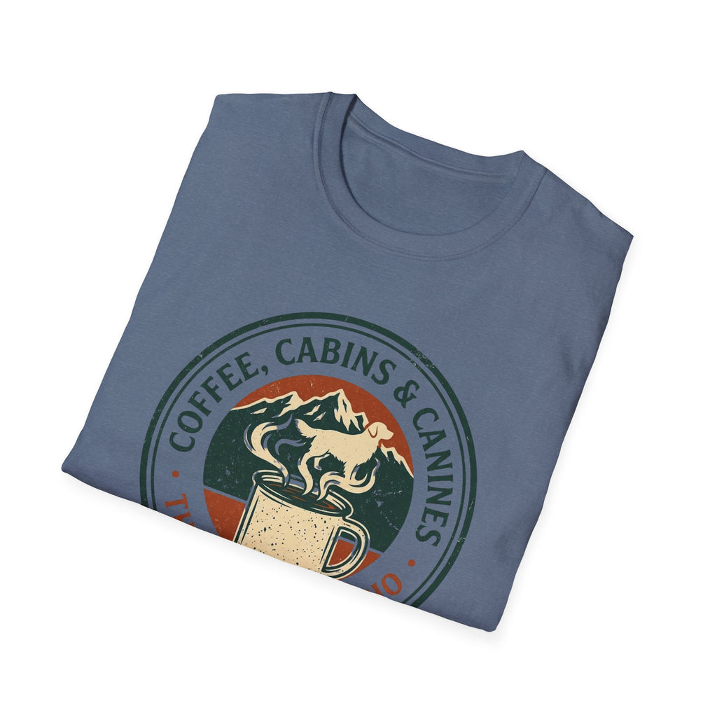 Coffee, Cabins & Canines - The Essential Trio T-Shirt
