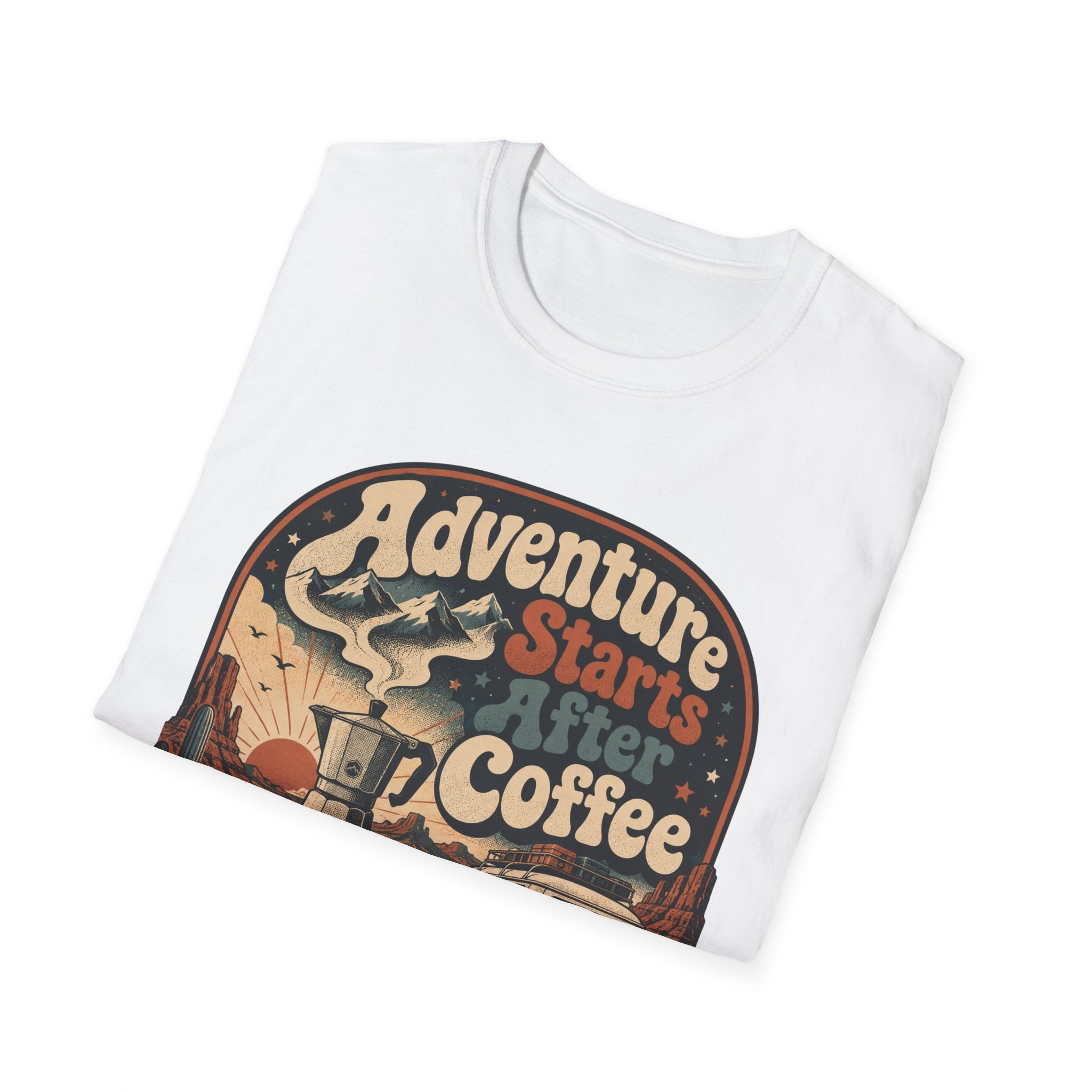 Adventure Starts After Coffee T-Shirt