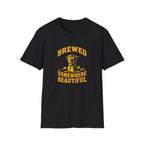 Brewed Somewhere Beautiful Coffee Pot T-Shirt