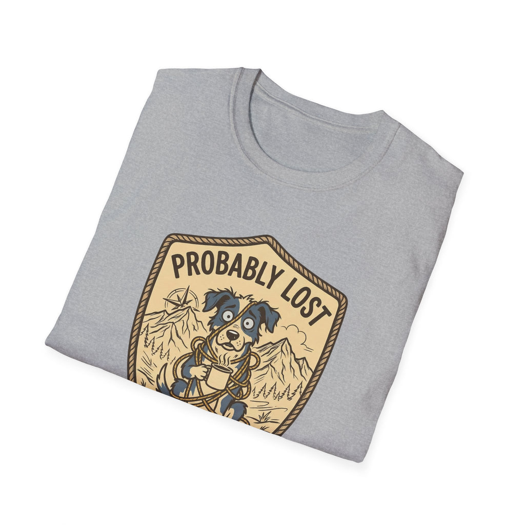 Probably Lost Coffee Dog T-Shirt