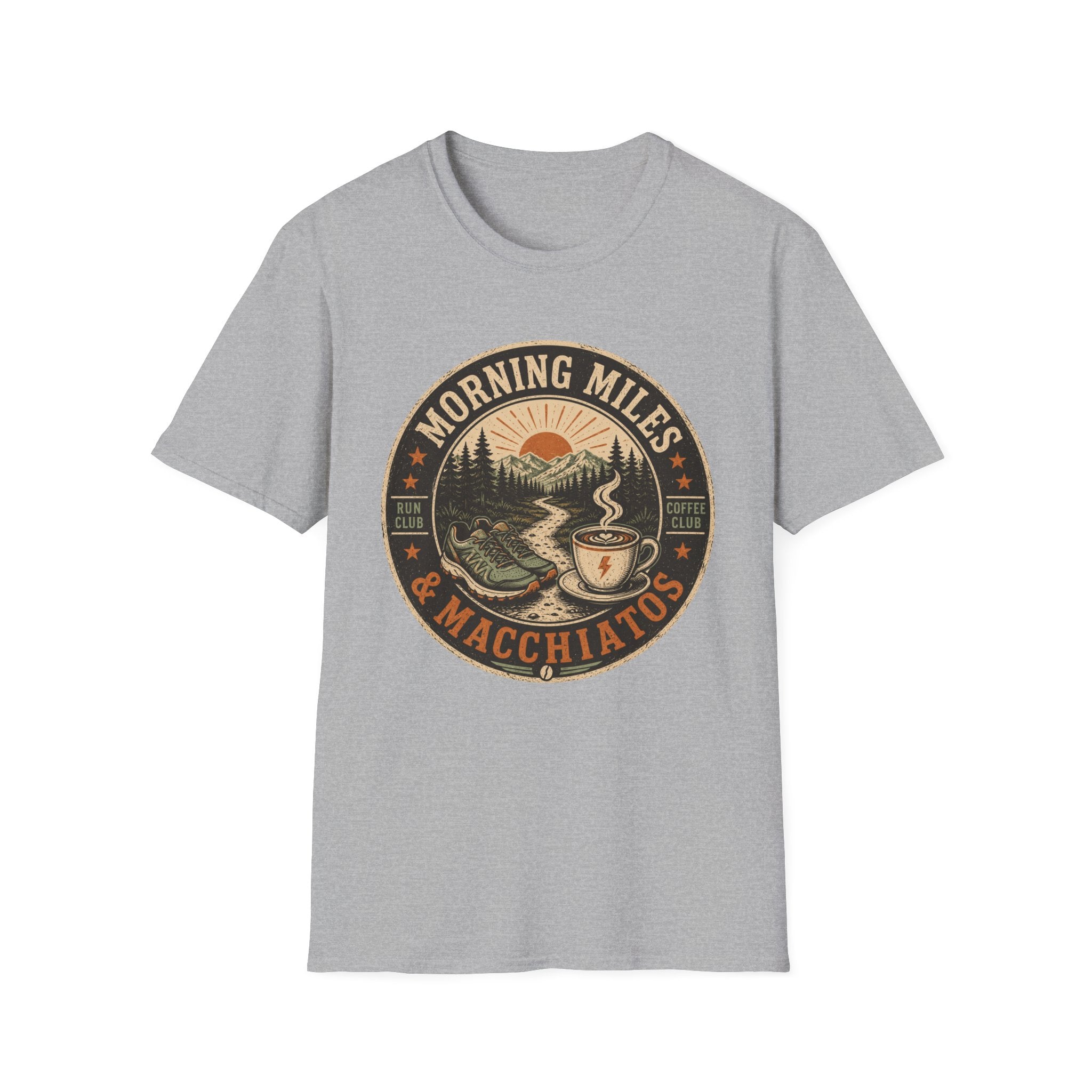 Morning Miles & Macchiaatos T-Shirt
