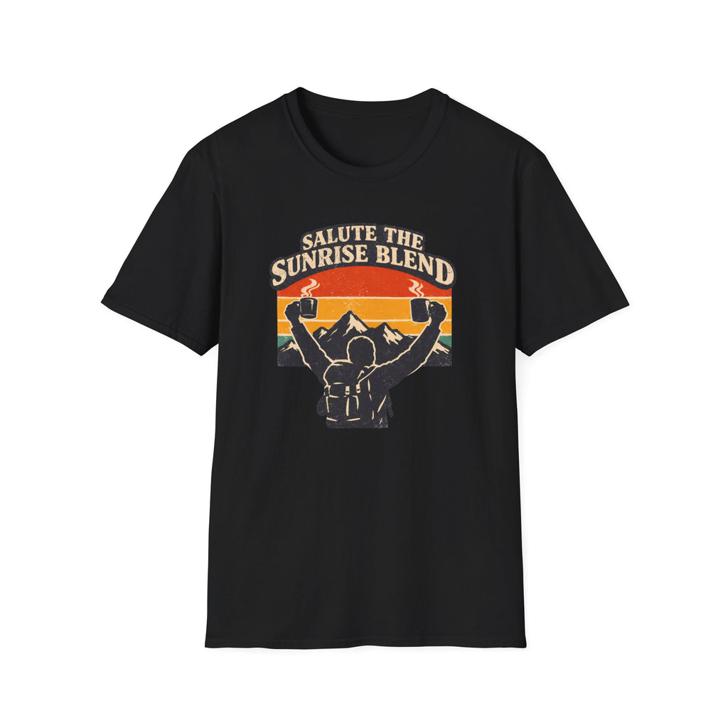 Salute The Sunrise Blend Design T-Shirt