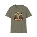 Coffee Before Miles Badge T-Shirt