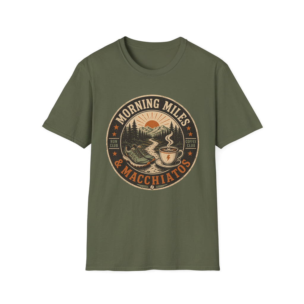 Morning Miles & Macchiaatos T-Shirt