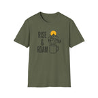 Rise and Roam Morning Mountain Mug Silhouette T-shirt