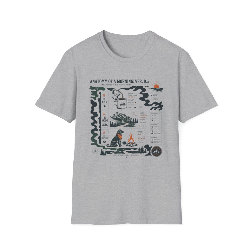 Anatomy Of A Morning T-Shirt v3
