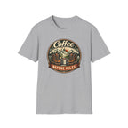 Coffee Before Miles Badge T-Shirt