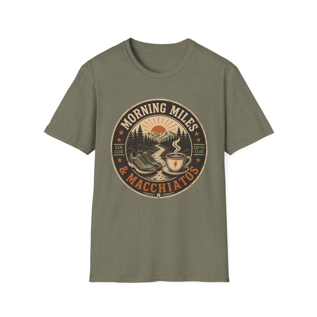 Morning Miles & Macchiaatos T-Shirt