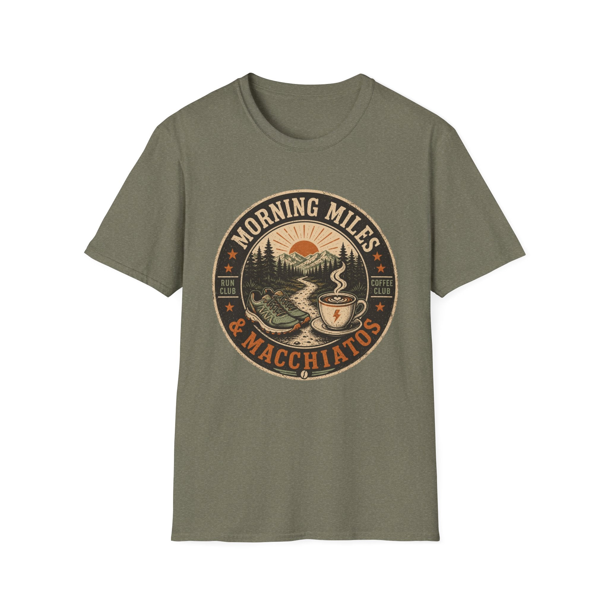 Morning Miles & Macchiaatos T-Shirt