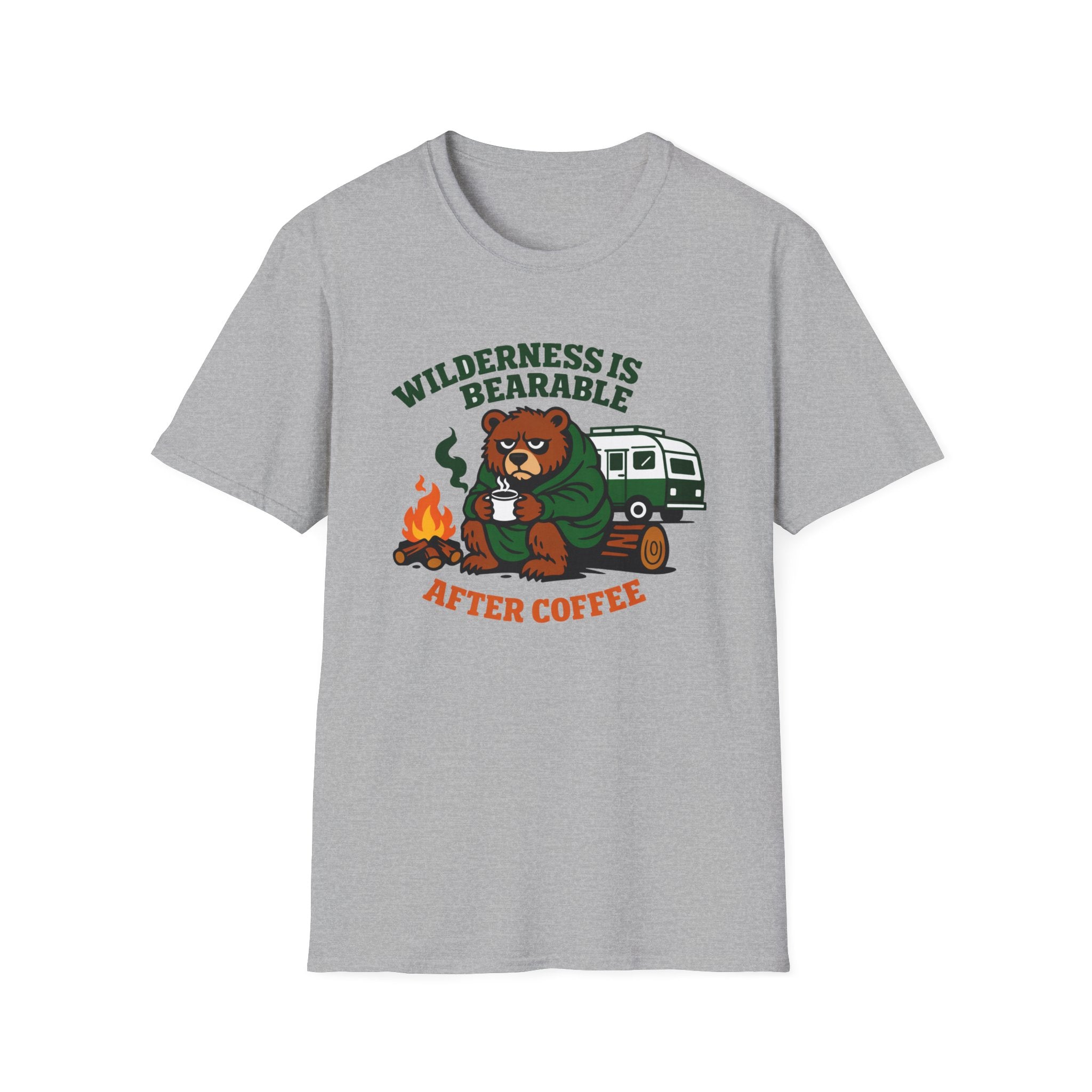 Wilderness Is Bearable After Coffee T-Shirt.png