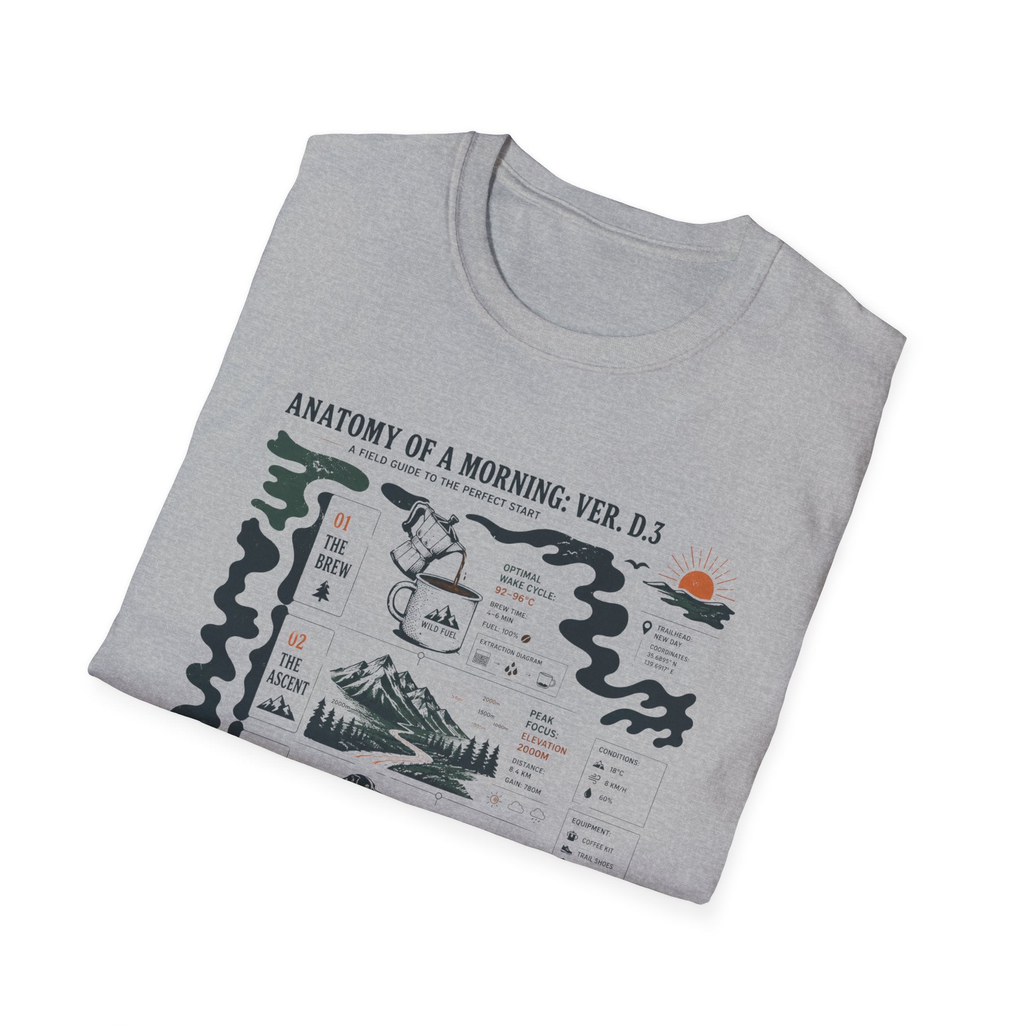 Anatomy Of A Morning T-Shirt v3