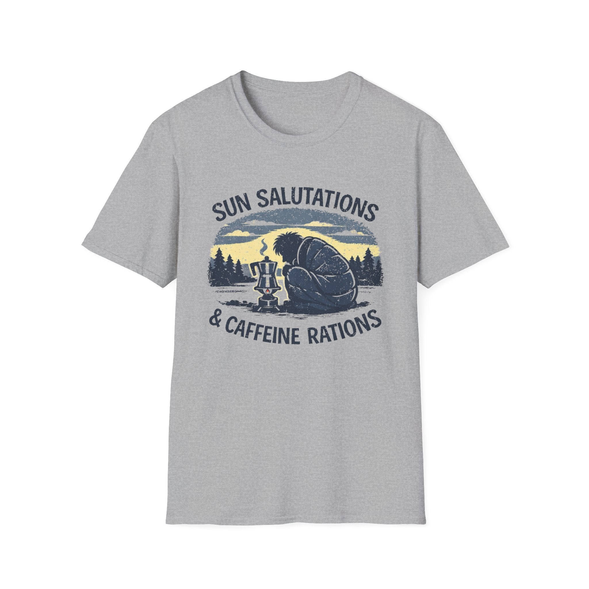 Sun Salutations & Caffeine Rations T-Shirt