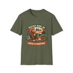 Bigfoot Runs On Coffee And Campfires T-Shirt