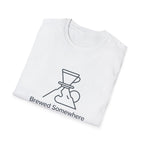 Brewed Somewhere Beautiful Minimalist T-Shirt