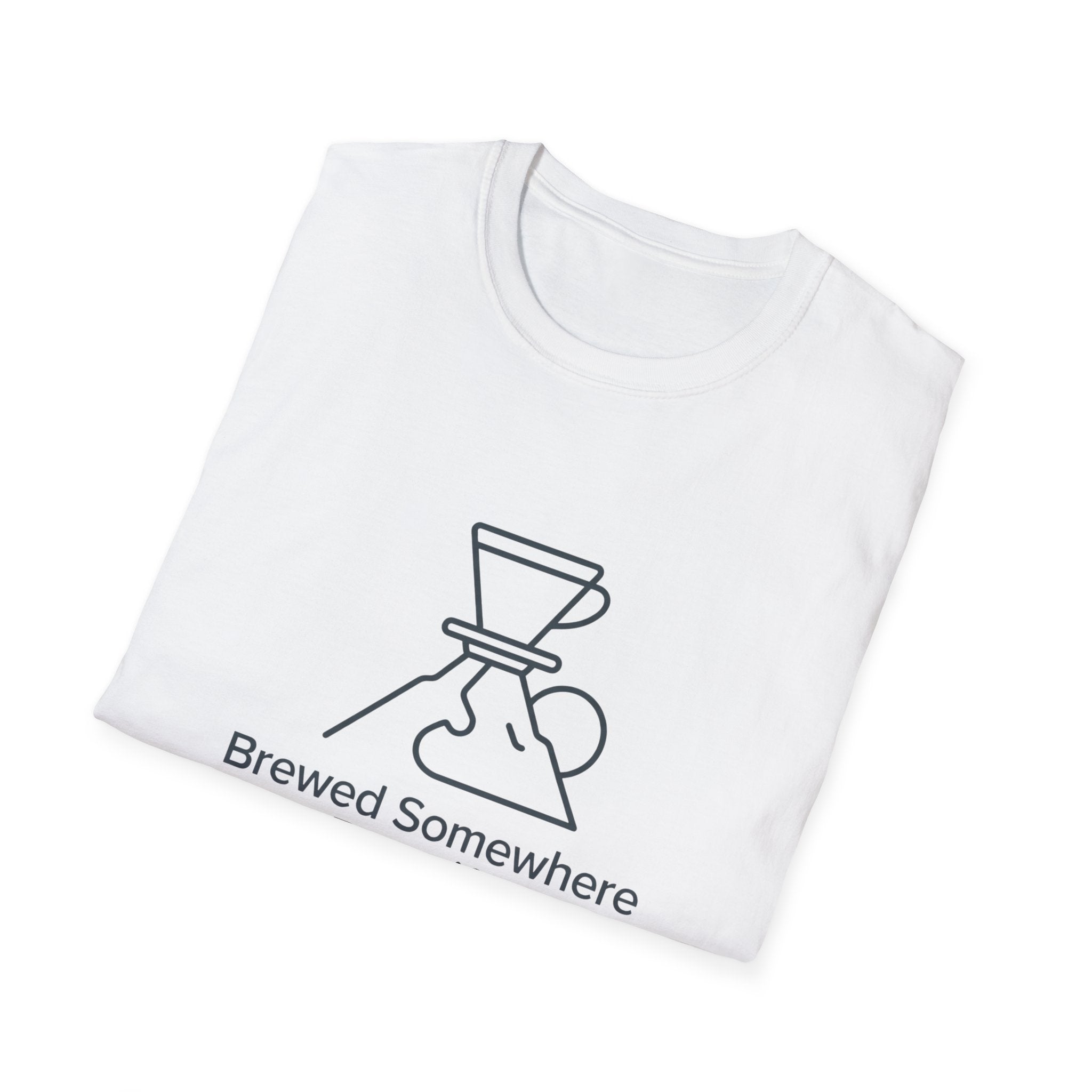 Brewed Somewhere Beautiful Minimalist T-Shirt