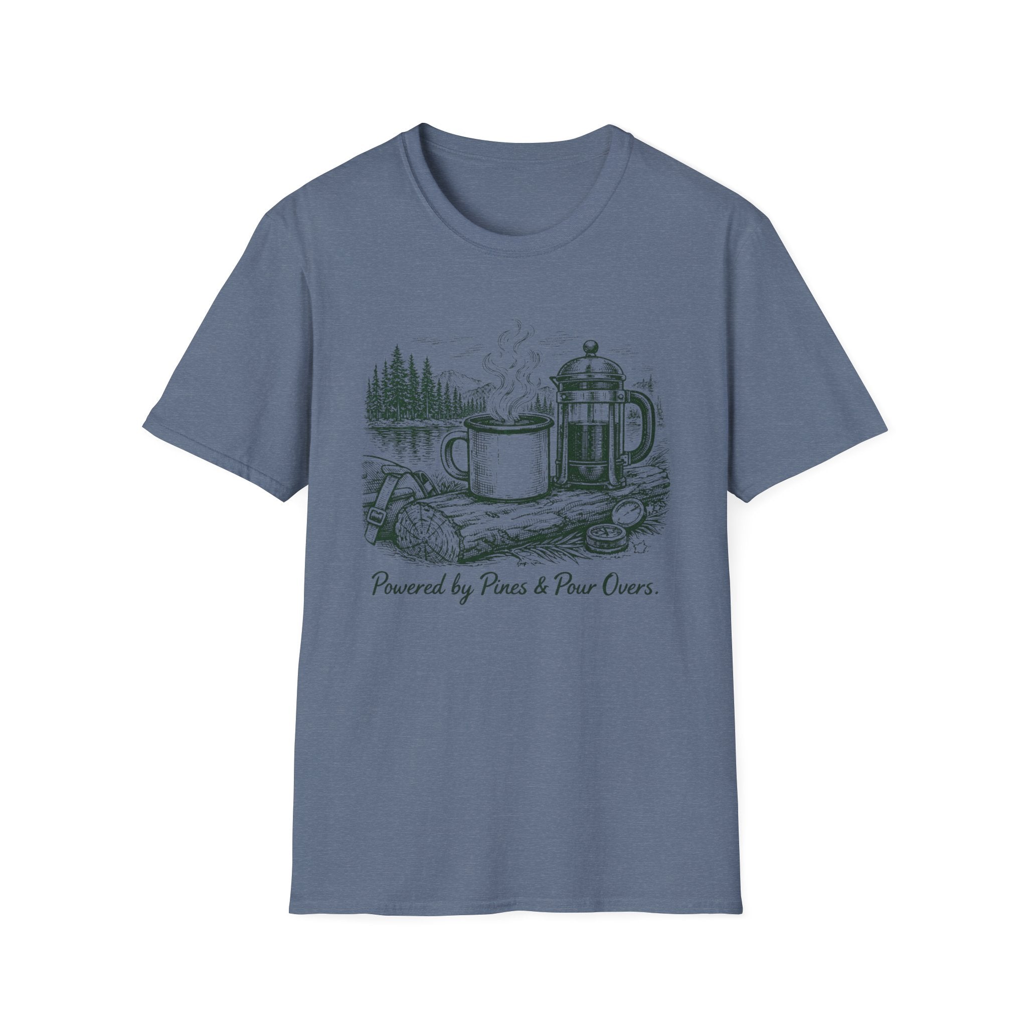 Powered By Pines & Pour Overs T-Shirt