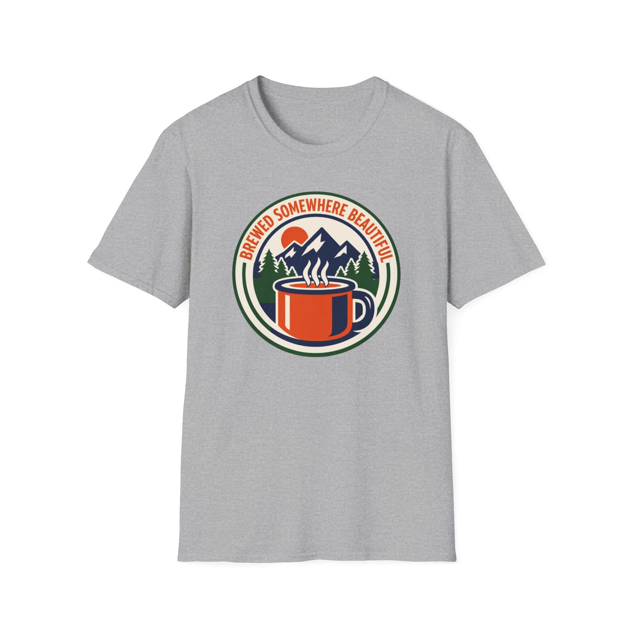 Brewed Somewhere Beautiful Emblem T-Shirt