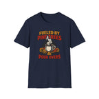 Fueled By Pine Trees And Pour Overs T-Shirt.png