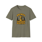 Brewed Somewhere Beautiful Coffee Pot T-Shirt