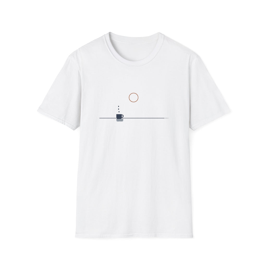 Coffee Morning Sunrise Minimalist T-Shirt