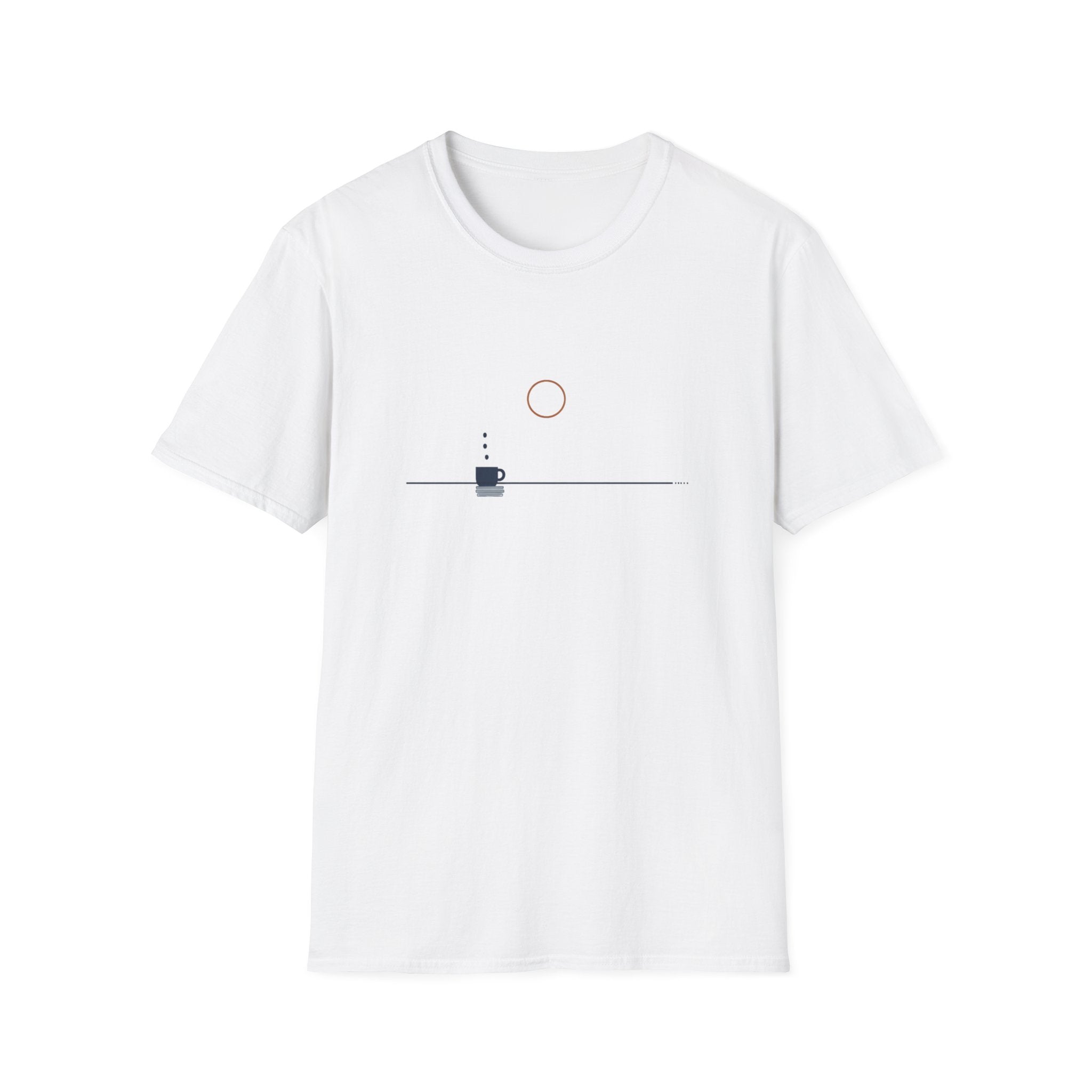 Coffee Morning Sunrise Minimalist T-Shirt