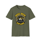 Wake - Brew - Explore T-Shirt