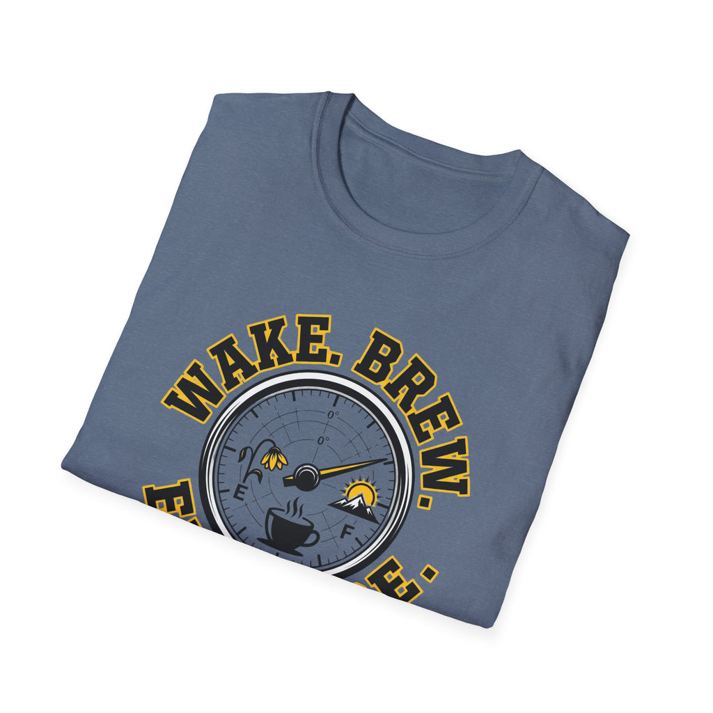 Wake Brew Explore Fuel Design T-Shirt