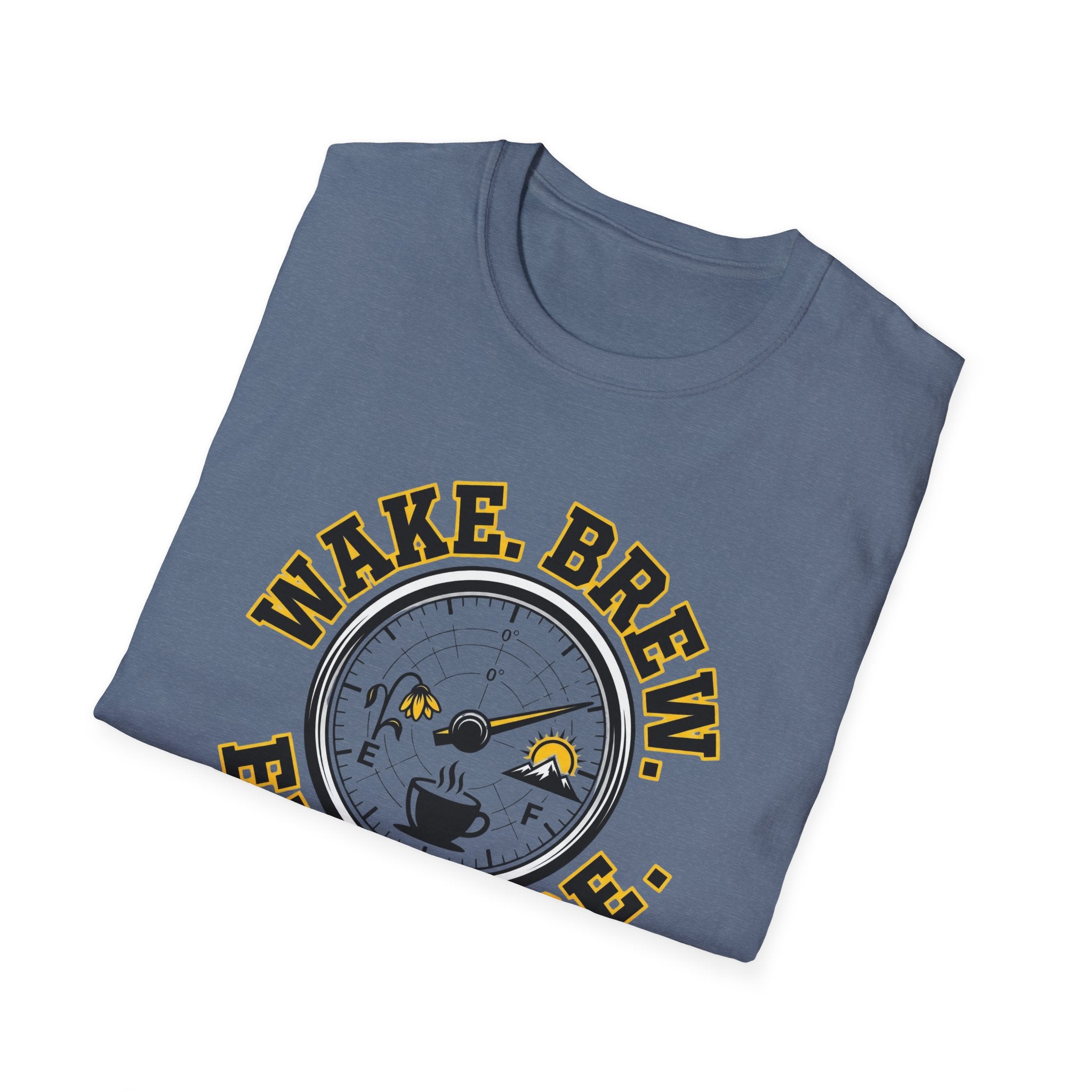 Wake Brew Explore Fuel Design T-Shirt